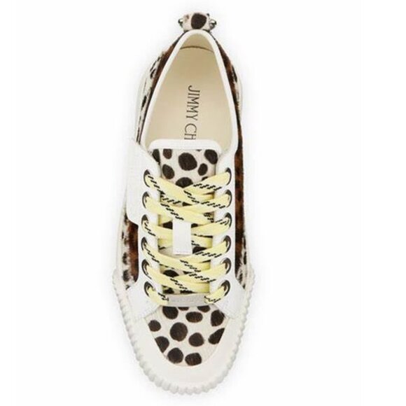 Jimmy Choo Impala Animal Print Low-Top Sneakers  - Picture 3 of 12